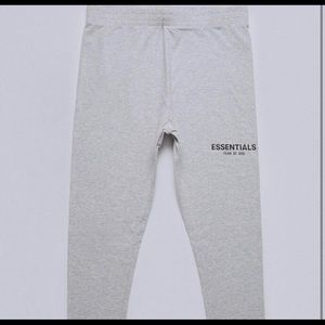 Grey Fear of God Essentials Leggings Size XS!